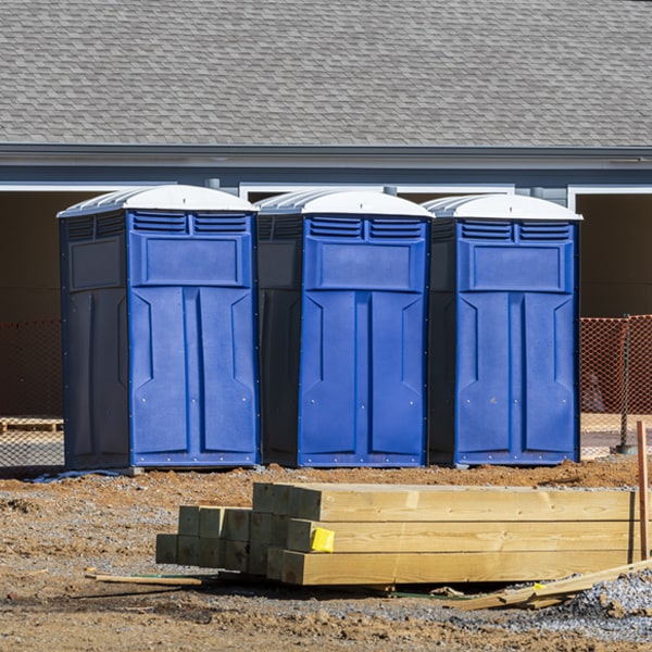 what is the maximum capacity for a single portable restroom in Mukwa Wisconsin